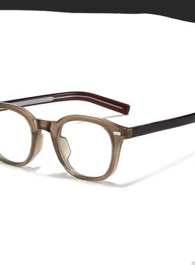 TR90复古个性铆钉近视眼镜框架男女8653简约时尚插针防蓝光平光镜