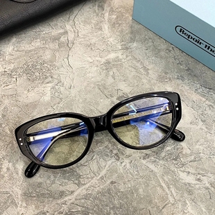 zone 黑框女潮red 25新板材猫眼墨镜素颜框架眼镜网红推荐 镜框时尚