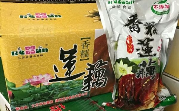 荷仙香糯莲藕桂花蜜汁糯米藕5kg/箱真空即食熟食菜肴糖藕扬州特产