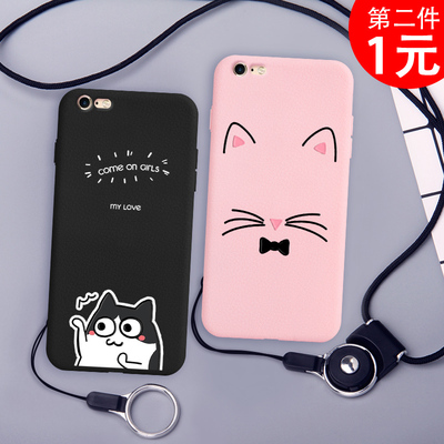 Æ»¹û6ÊÖ»ú¿Ç iphone6s¹è½ºÈíÌ× 6plusÍâ¿Ç6s·Àˤ±£»¤Ì×i6È«°ü±ßг±ÄÐip¿¨Í¨¿É°®Çé¶¶Òôпî¸öÐÔ´´ÒâÅ®¿îÁù