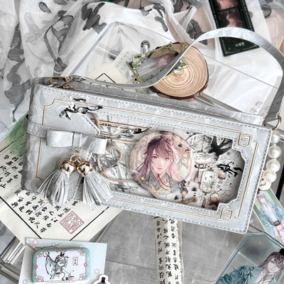 猫宁咕噜中国风小食量斜跨痛包