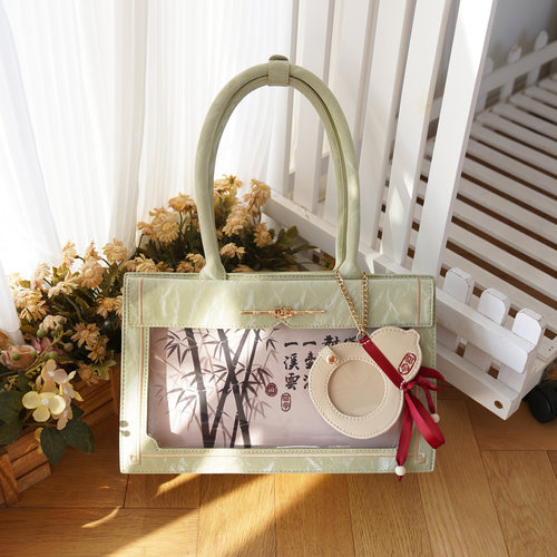 猫宁咕噜原创国风斜跨云闲痛包