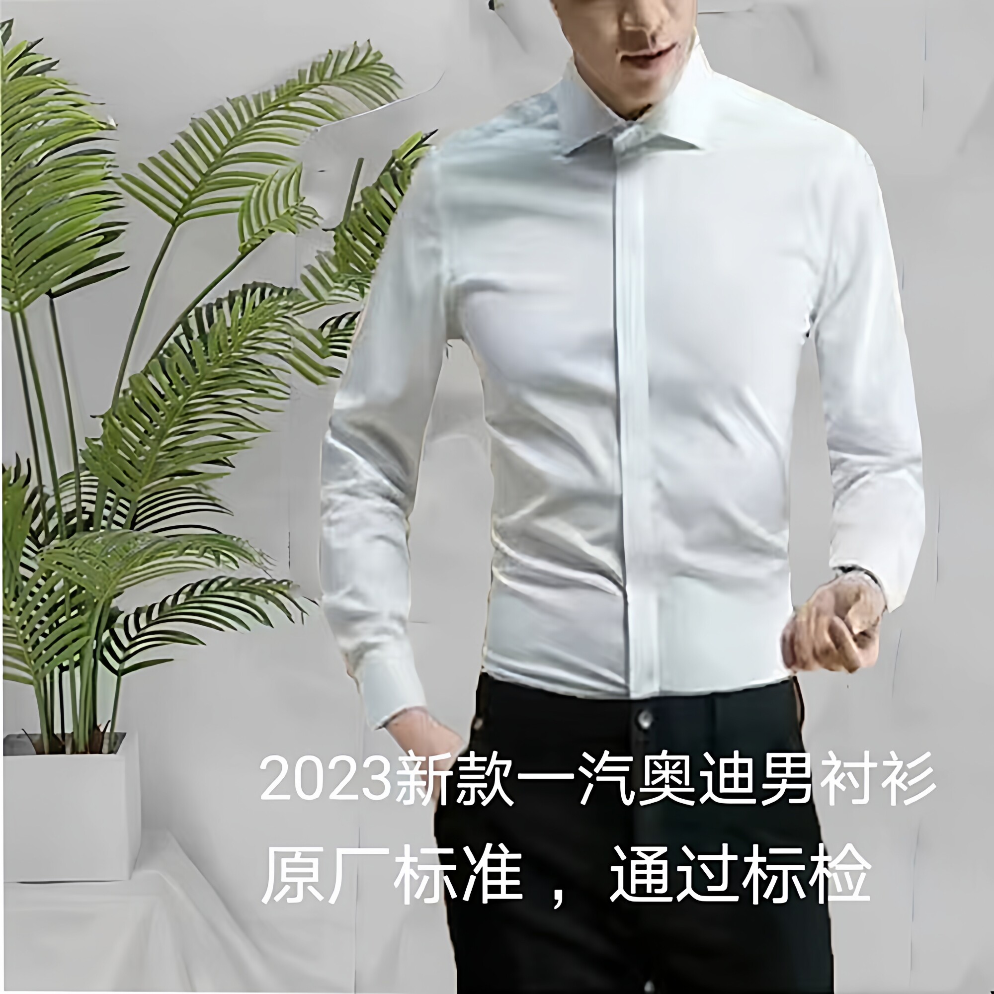 一汽奥迪八字领长袖修身4S店