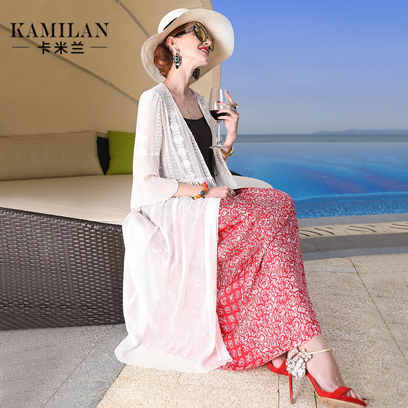 天天特价溥外套女秋薄款针织开衫毛线外搭中长