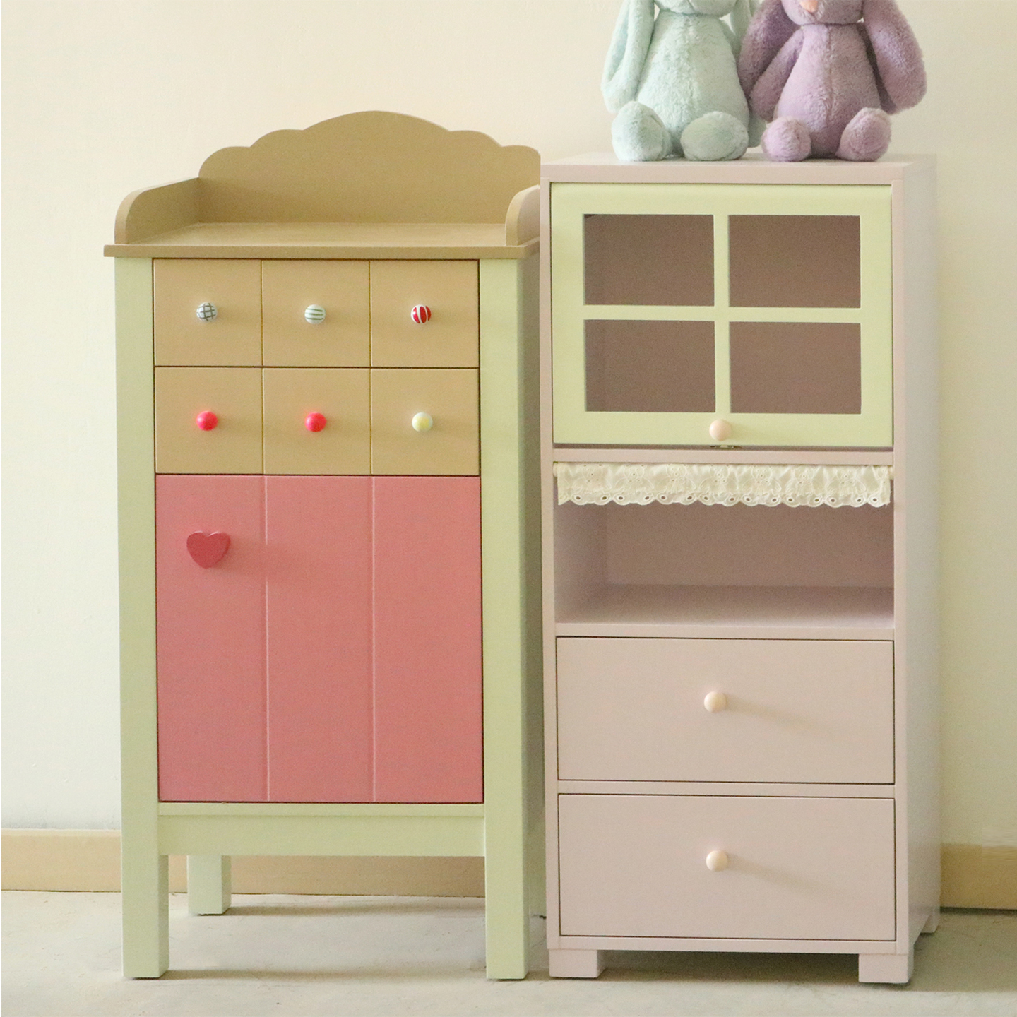 Judy的向日葵小店奶油风小立柜