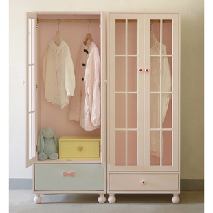 「水晶组合衣柜」漫画感小衣柜 收藏展示战衣 辅助收纳可店铺使用