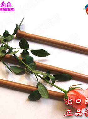 便捷先生出口英国木纹迷你多功能伸缩杆门帘杆65-115CM