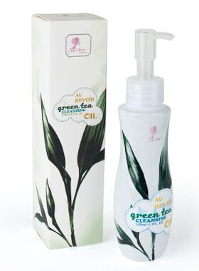 绿茶深层清洁卸妆油玻儿脸部