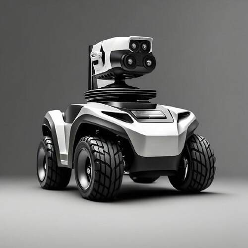 巡检机器人智能服务监控无人车