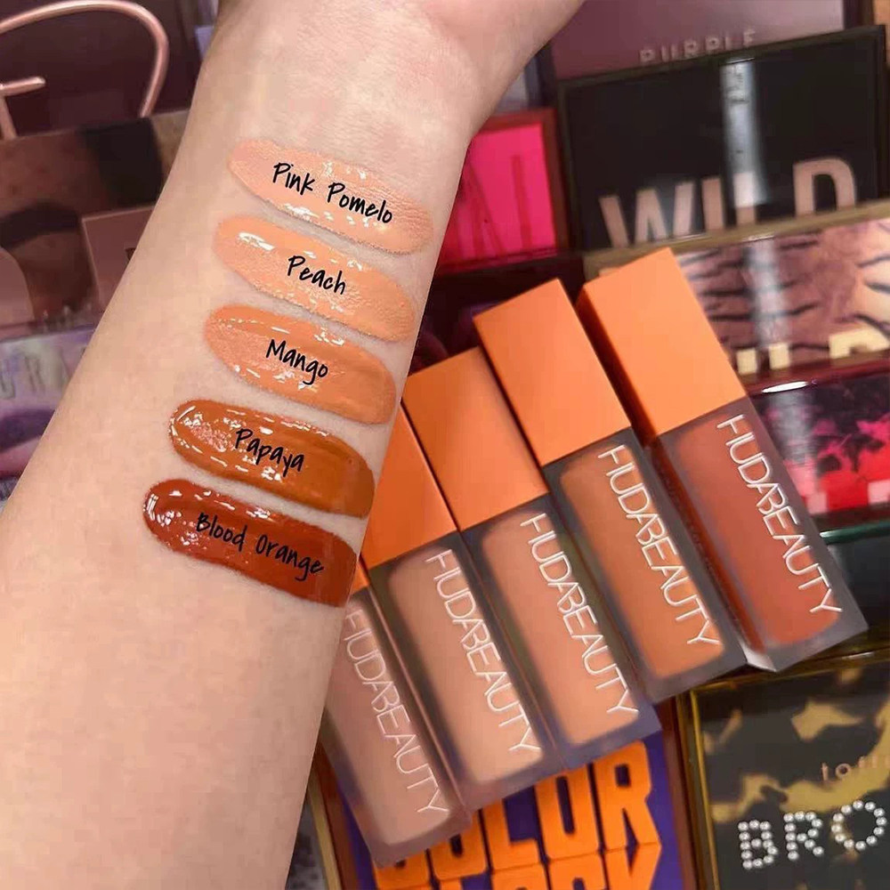 huda beauty眼部遮瑕液peach/mango矫色现货试色小样