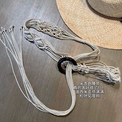 民族风复古百搭编织腰带装饰裙子腰链配饰JE03AXL1413