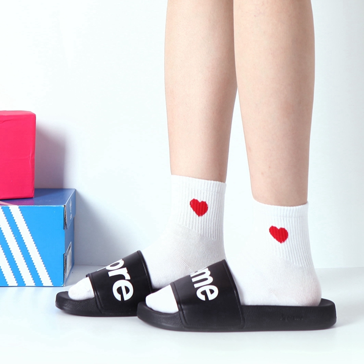Chaussettes - collants 12345BUY ulzzang amour chaussettes - Ref 761101 Image 1