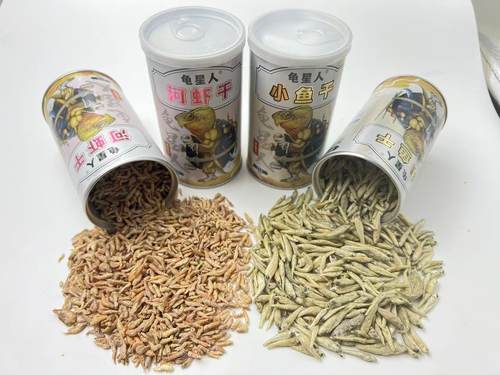 龟星人河虾干小鱼干冻干乌龟猫鼠宠物零食