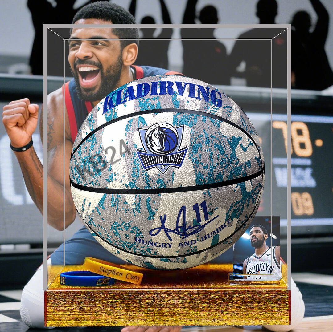 正品欧文联签名篮球7号成人初中小学生5-6号儿童生日礼物定制礼盒