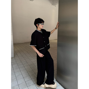 C316 Jk8325 P118 小香风珍珠系列小香风外套时尚宽松小清新男装图片