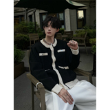 s秋冬新款毛衣小香风针织衫个性时尚毛衣短款，男装针织衫/毛衣，电商C316