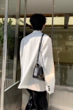 C316XZ258P98春装新款白色黑色西服百搭宽松西装外套帅气网红，男装西服，电商C316