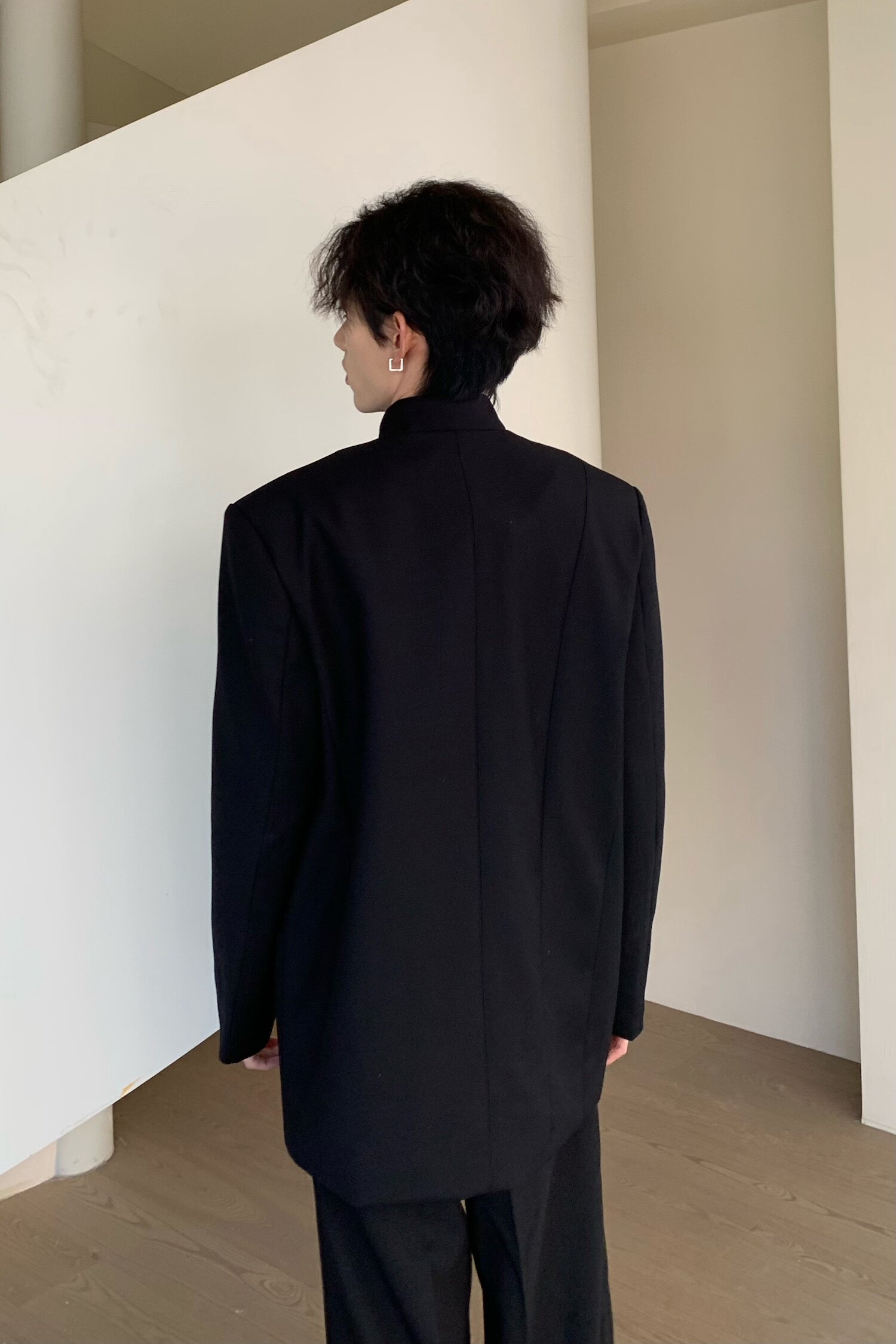 C316XZ844P118春装新中式西服中山装时尚短款外套个性西装盘扣,男装西服套装,电商C316