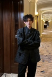 C316XZ854P158198春夏新款新中式时尚刺绣西服外套黑白，男装西服，电商C316