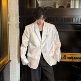 C316XZ0326P118春夏新款长袖西服亮色西装场合玫瑰花设计外套，男装西服套装，电商C316