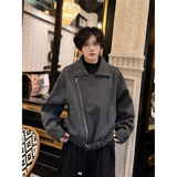 C316WT1052P128加棉加厚毛呢大衣时尚呢子外套短款外套简约，男装夹克，电商C316