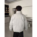 C316MY1120P138冬装新款灰色棉服时尚短袖外套结构设计棉袄，男装棉衣，电商C316