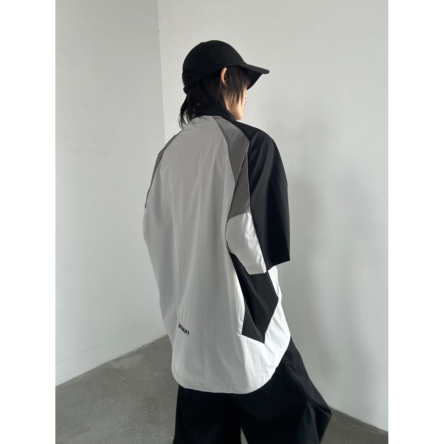C316T8310P48夏装新款短袖T恤时尚百搭拼接撞色速干tee运动风,男装T恤,电商C316