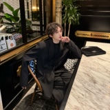 C316XZ258P98春装新款白色黑色西服百搭宽松西装外套帅气网红，男装西服，电商C316