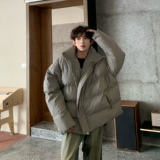 C316MY149P128冬装新款皮质棉衣舒服立领时尚百搭棉服袄子时尚，男装棉衣，电商C316
