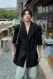 C316XZ1154P88夏装新款短袖西服时尚宽松性感欧美西装外套个性，男装西服，电商C316