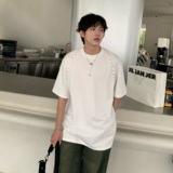 C316T2320P58夏装新款短袖T恤纯棉tee潮高街雅痞情侣装，男装T恤，电商C316