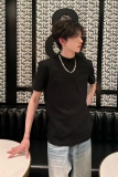C316T1119P38控58春夏新款短袖T恤时尚修身百搭tee王嘉尔同款，男装T恤，电商C316