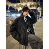 C316MY1023-1P118秋冬新款压花棉衣设计感时尚百搭棉袄外套，男装棉衣，电商C316