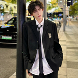 C316XZ1234P98秋冬新款制服校服班服西装学院风DK短款外套，男装西服套装，电商C316