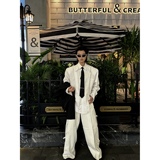 C316CS1990P78秋冬新款送领带白色个性垫肩衬衫长袖衬衣白色，男装衬衫，电商C316