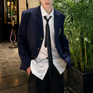 C316 XZ1234 P98 秋冬新款制服校服班服西装学院风DK短款外套图片