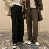 C316K602P55春装新款情侣装西裤休闲裤免烫纯色直筒裤百搭男裤，男装西裤，电商C316