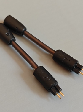 适用于水月雨Old Fasioned 0.78mm双pin插针耳机转接线 mmcx母座