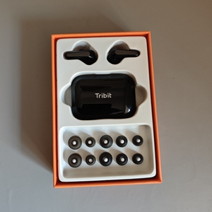 库存TRIBIT双动圈真无线tws蓝牙耳机入耳式立体声音超棒 已换电池