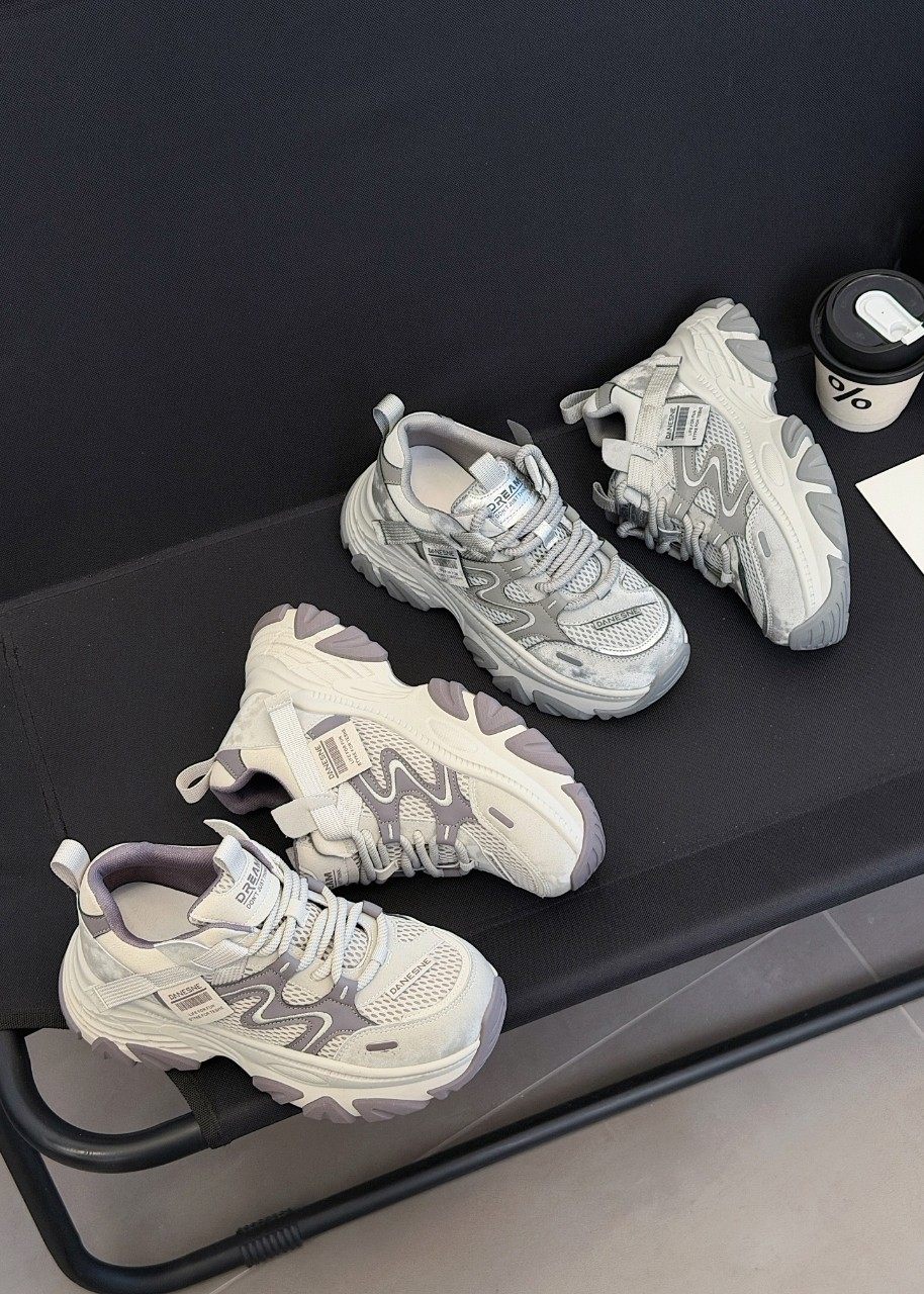 时尚厚底真皮老爹鞋女2026春款韩版百搭增高休闲鞋跑步鞋运动鞋潮,女鞋,时尚休闲鞋,淘宝优惠券,粉丝福利购,淘宝优惠卷