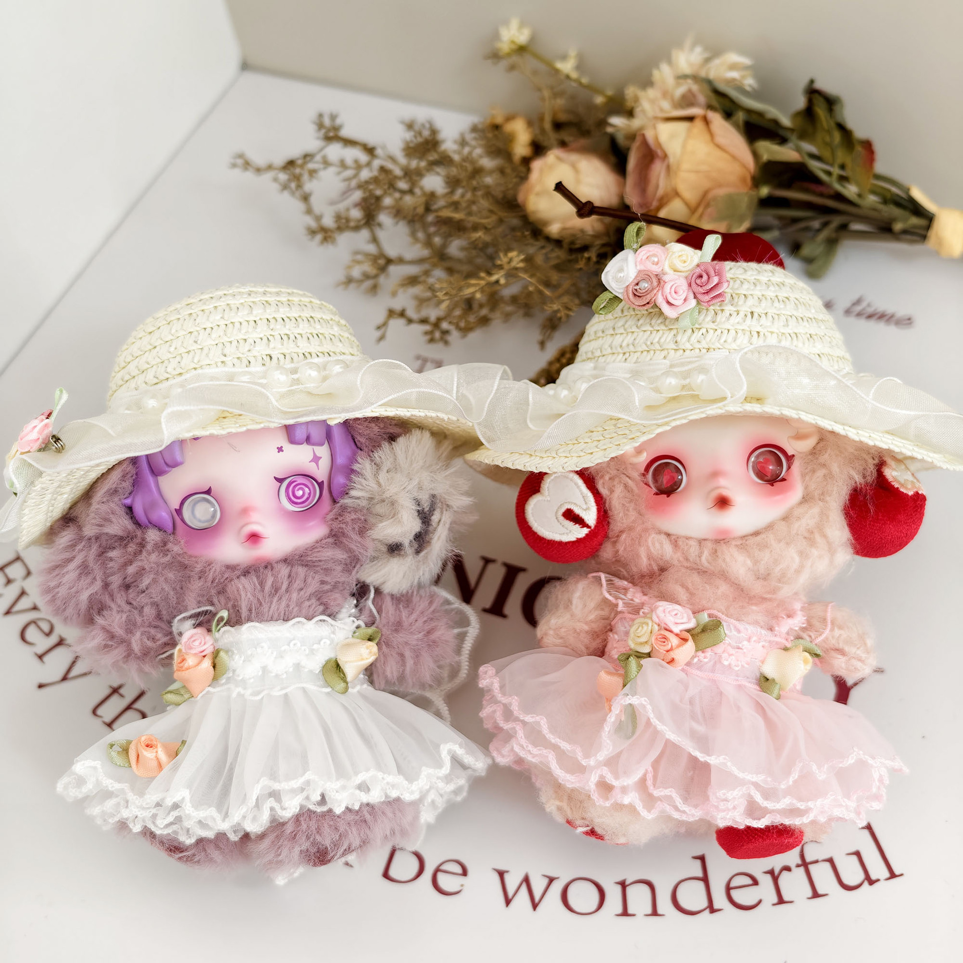 潮玩SP娃衣玫瑰婚纱裙系列套装