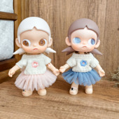 萌 粉蓝小花毛衣纱裙系列套装 Zsiga向往之处1 8可动20cm嘎子姐春季