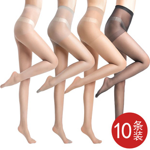 丝袜女菠萝袜超薄防勾丝夏季薄款性感肤0d光腿黑丝肉色连裤袜