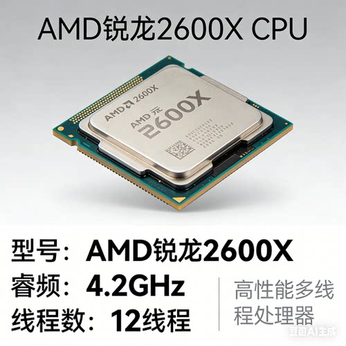 AMD锐龙2600X4.2GHz6C12TCPU