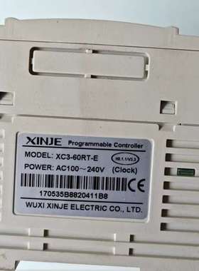 议价XC3-60RT-E PLC，成色不错，功能完好。适合需询价