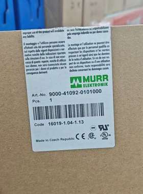 议价MURR电源接插件，未使用，型号9000-41092询价