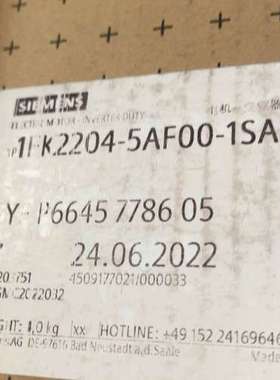 议价1FK2204-5AF00-1SA0 伺服电机 原询价