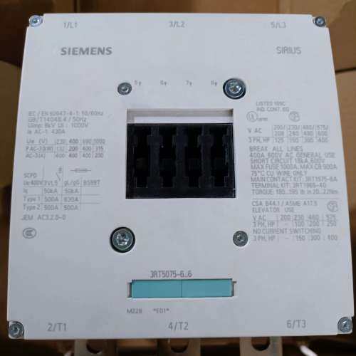 议价3RT5075-6NF36接触器询价