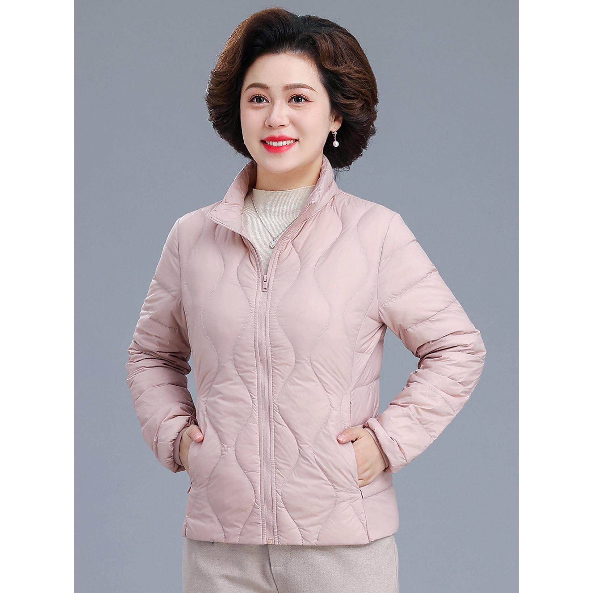 轻暖羽绒服女2025秋冬新品短款小立领优雅轻薄款羽绒服外套