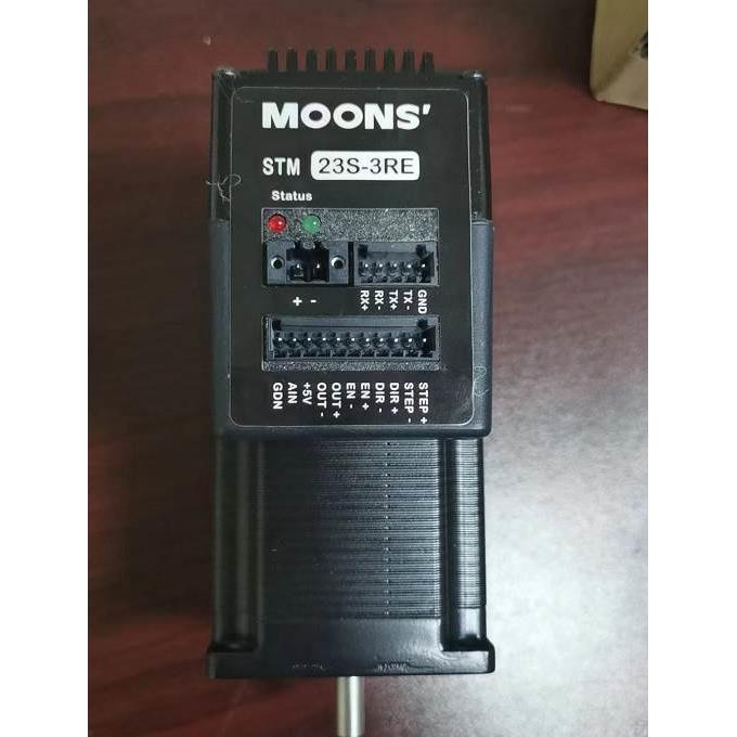 询价现货全新鸣志MOONS集成式步进电机STM23S 3RE伺服驱动马达议